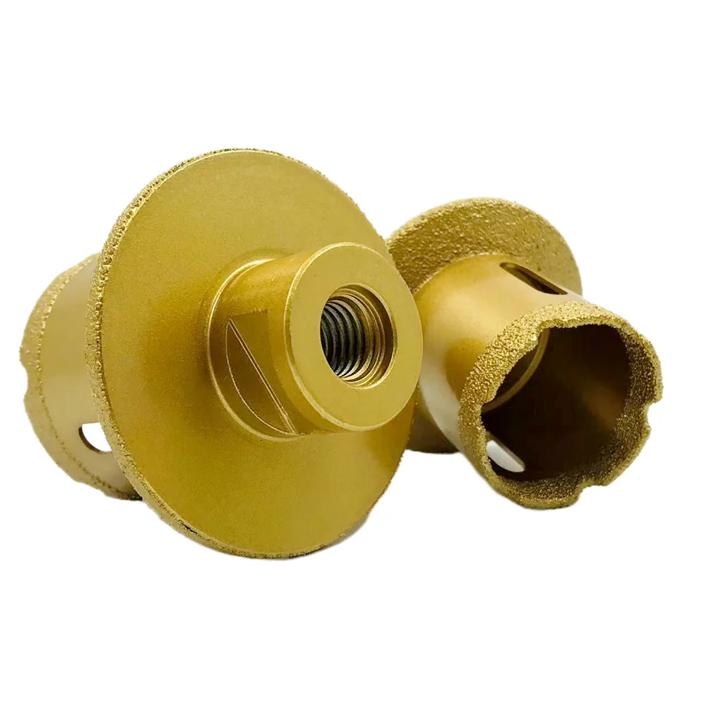 1 ชิ้นสูญญากาศ Brazed Hole เจาะ Diamond Hole Saw เจาะ Core Bits สําหรับกระเบื้องหินอ่อนกระเบื้องพอร์ซเลนอ่างล้างหน้า Hole เปิด