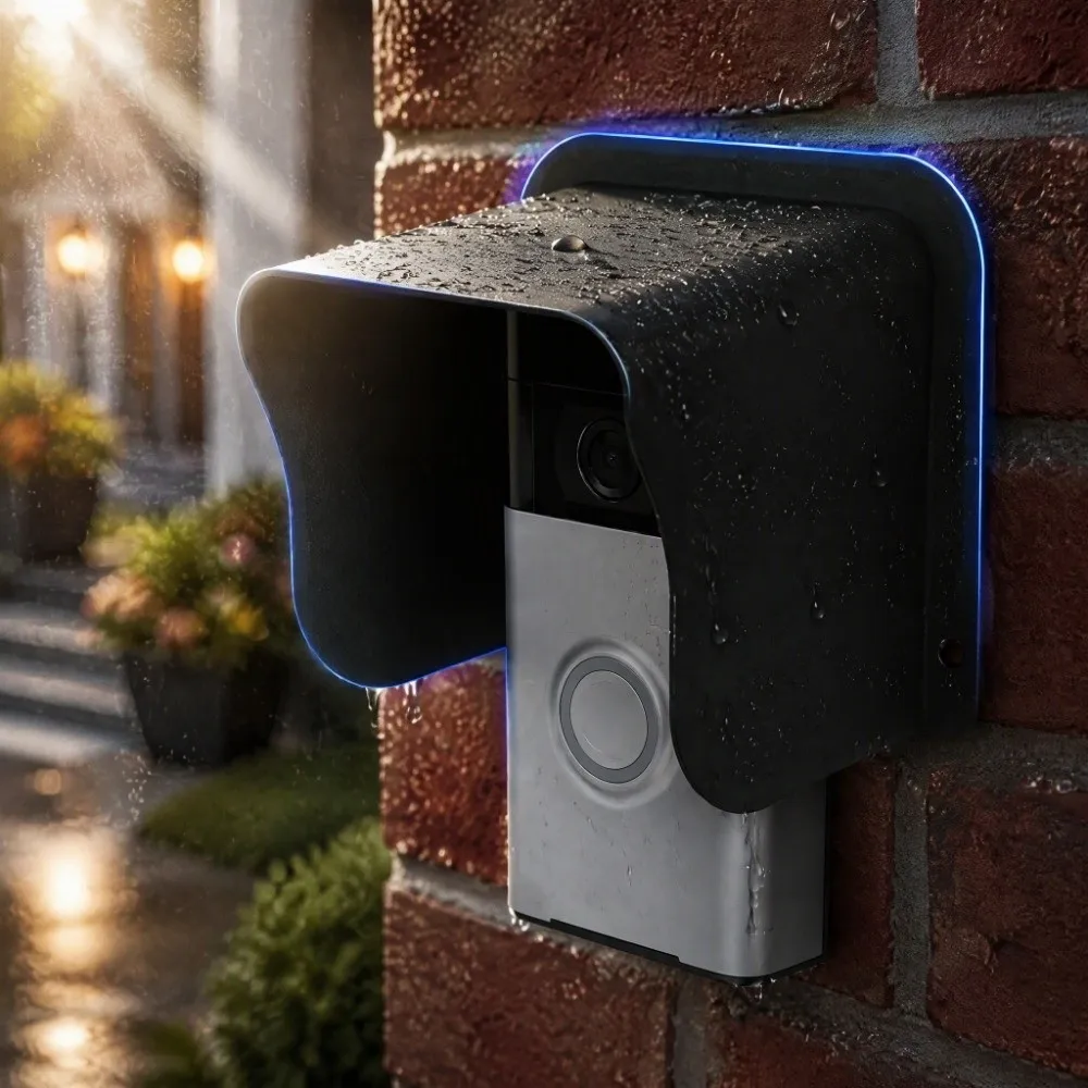 Weatherproof Doorbell Rain Cover Metal Shell Wider Deeper Keypad Protector Preminum Access Control Cover Access Control System