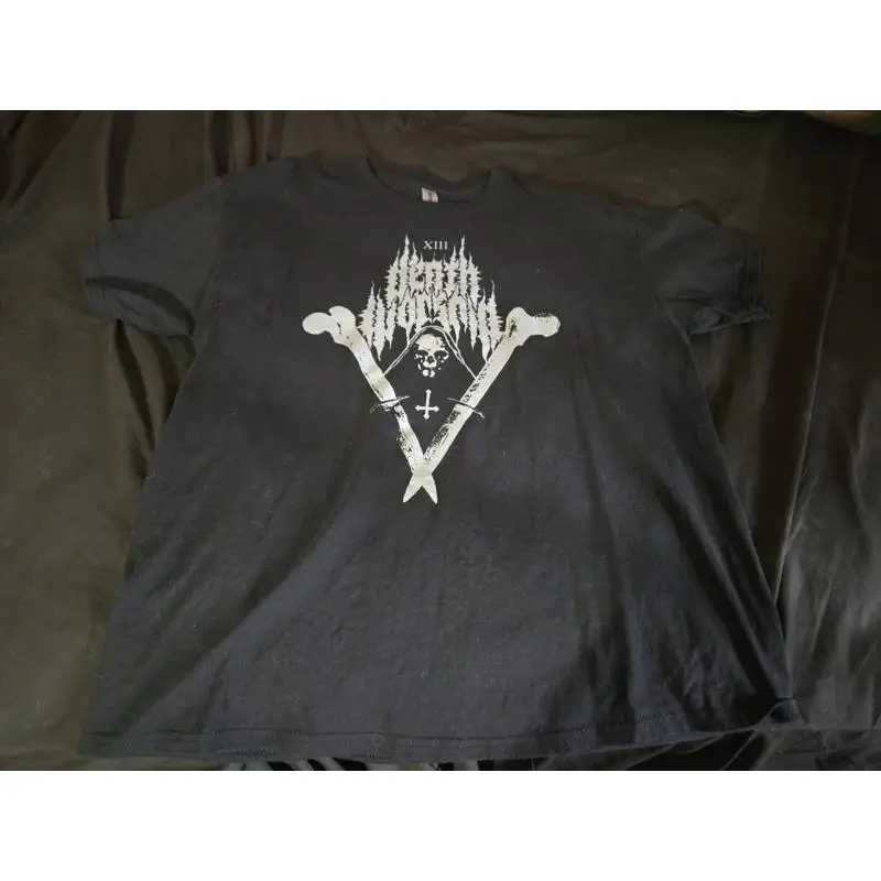 Camisa da turnê Death Worship, Blasphemy, Conquista, Sarcofago, Beherit, Sodom