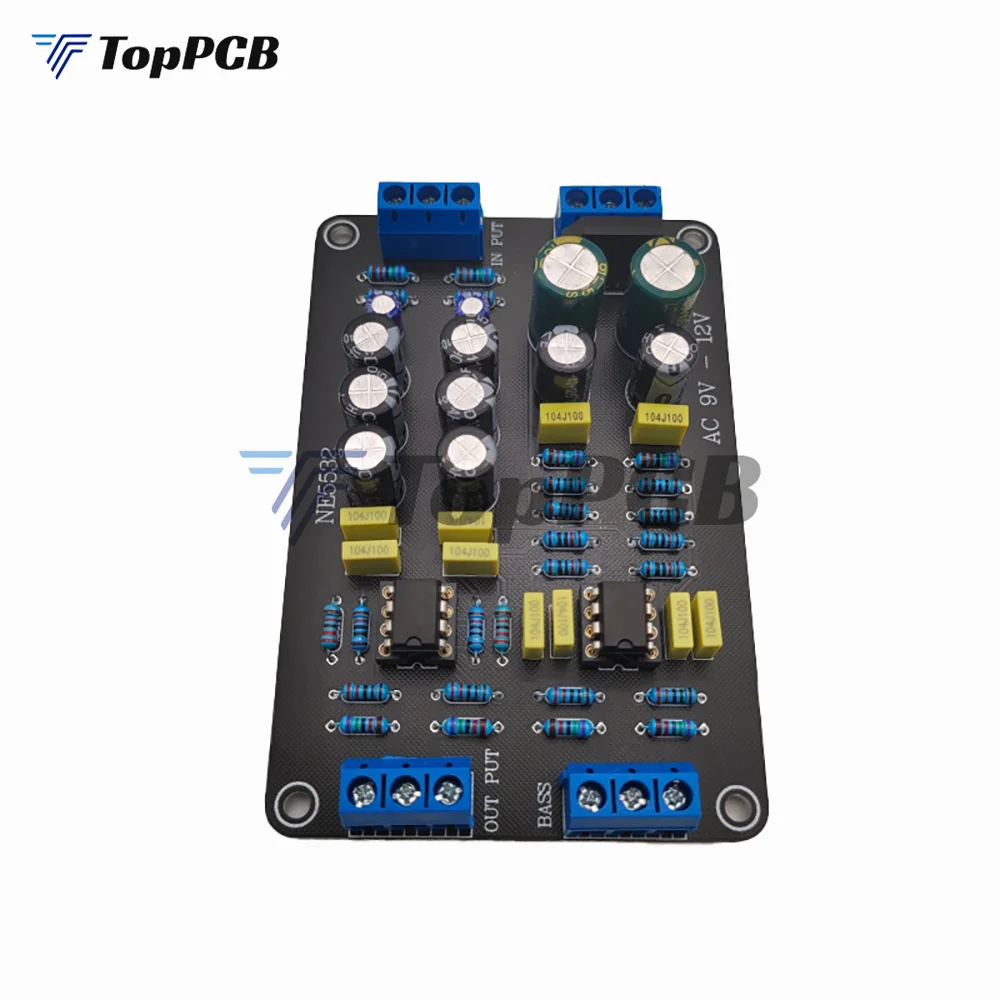 NE5532 Voorversterker Frequentieverdeler 160Hz 2 Kanaals Actieve Crossover Linkwitz Riley Filter Contrabasverdeler voor Eindversterker