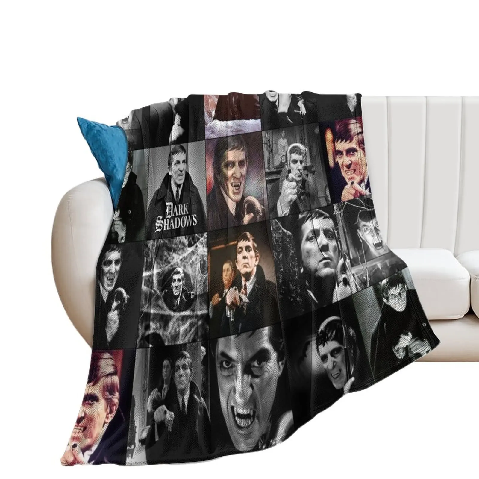 

Dark Shadows TV Show Photo Collage Throw Blanket decorative Furrys Blankets