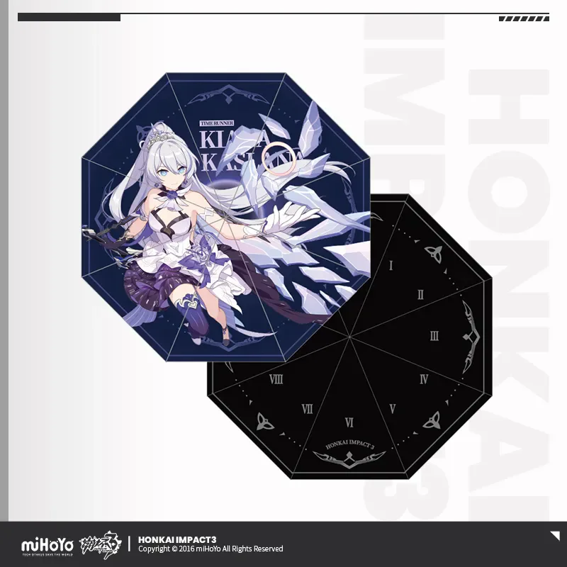 

[Genuine] miHoYo Kiana Umbrella Honkai Impact 3rd Kiana Time Gravel Chasing Light Foldable Umbrella Anime Prop Cosplay Xmas Gift