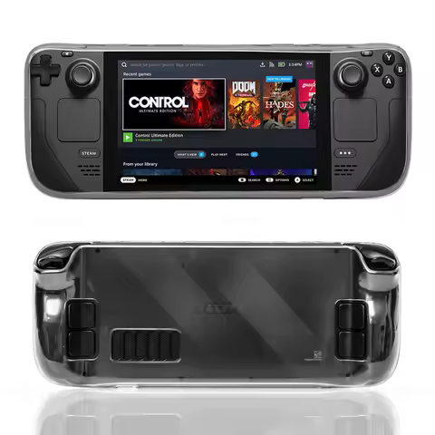 Transparent TPU Cover Shell Compatible with Steam Deck Host Anti-drop Protective Case Back Shell For Steam deck Accessories
