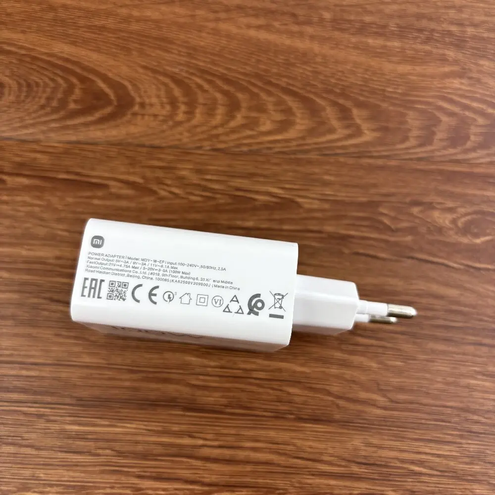 MDY-18-EF Xiaomi 100W الاتحاد الأوروبي توربو سريع الجدار محول الشحن ل MI 17 15 Ultra 15S Redmi Turbo 5 4 Pro K80 1/1.5/2M 6A USB C كابل
