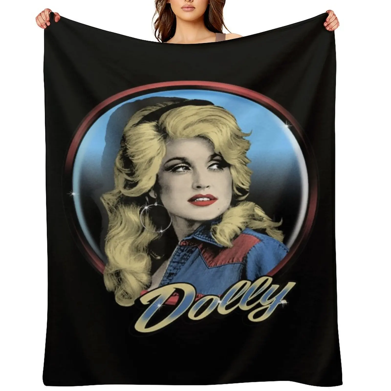 

Dolly Parton Throw Blanket Decorative Sofa christmas decoration decorative Bed Fashionable Blankets