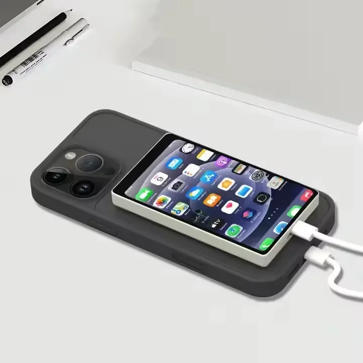 شاشة مراقبة سيلفي T1 Vlog مع شاشة LCD كبيرة مقاس 4.02 بوصة وحامل هاتف مغناطيسي لهواتف iPhone وAndroid #4