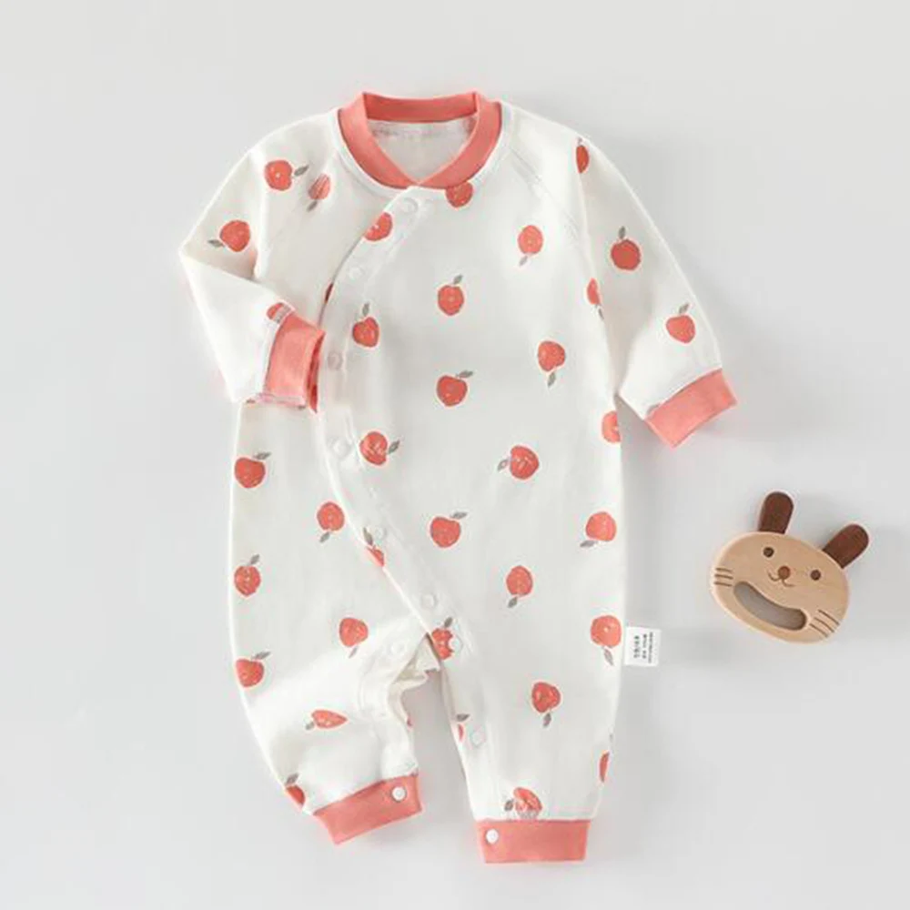 Baby Onesie 100% Cotton Floral Animal Cute Print Spring Autumn Newborn Clothes Unisex Long Sleeve Baby Rompers For Boys Girls