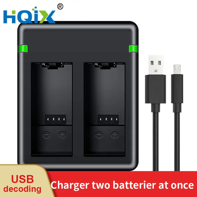 HQIX for Gopro Gopro MAX action Camera SPCC1B Battery USB Dual Charger