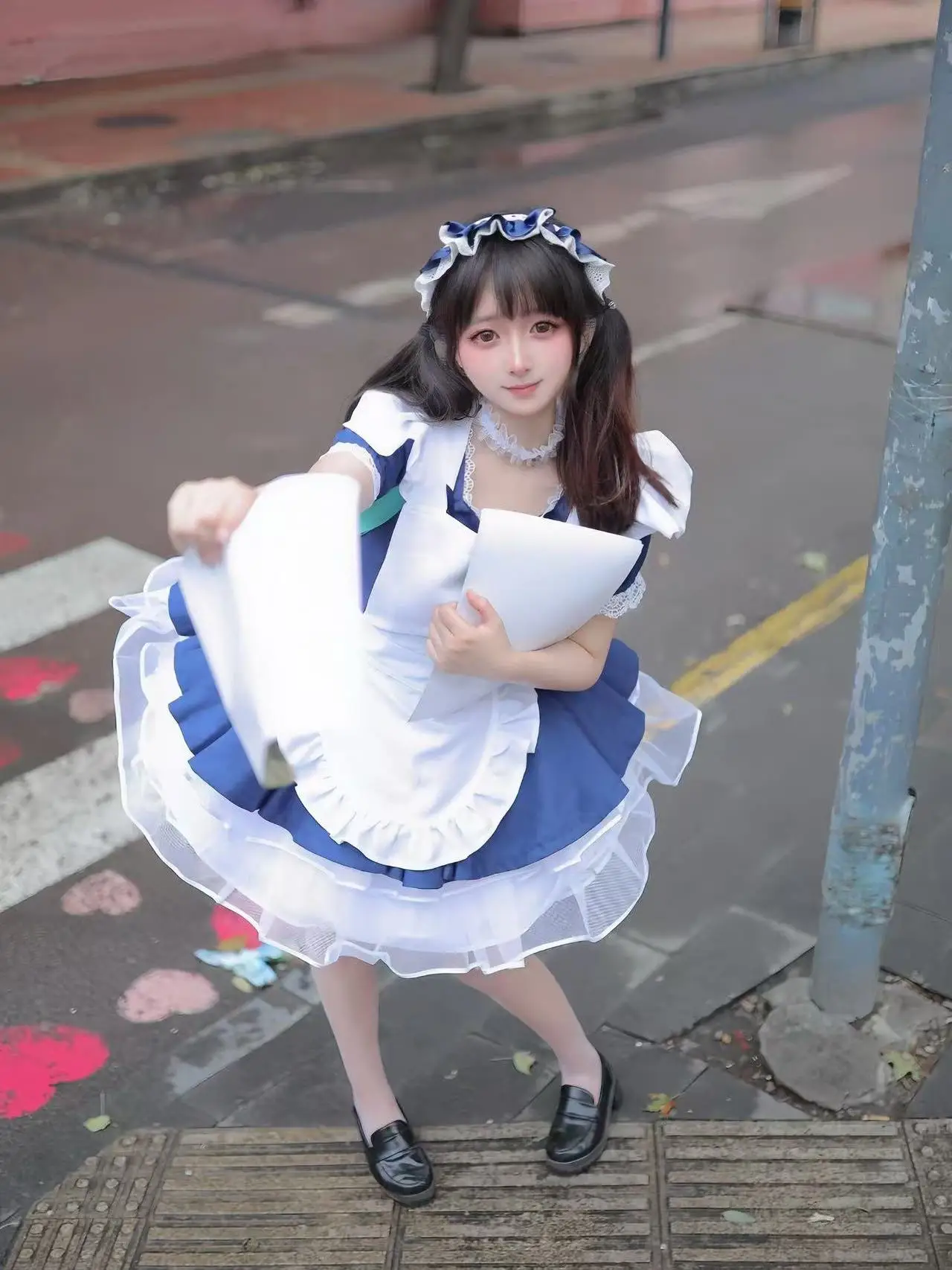 

Хэллоуин Angel Maid Trimmed Dr Anime Con Косплей Наряд Комплект из двух предметов ort Sve круглый Ne Полиэстер Материал