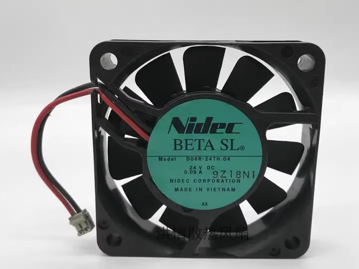 

Free shipping of original Nidec BETA SL D06R-24TH 04 24V 0.09A 6cm printer copier fan