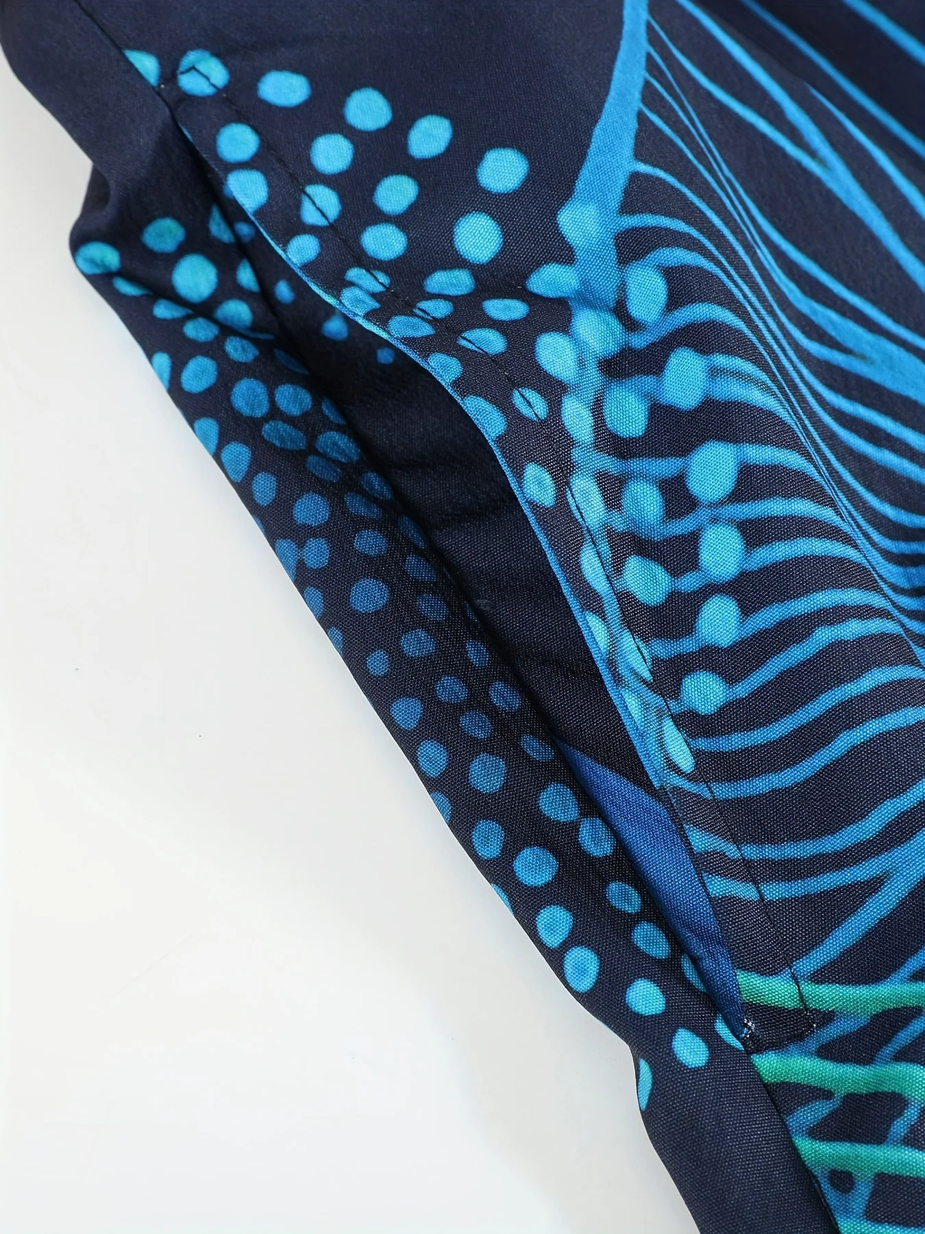 فستان نسائي منسوج كبير الحجم باللون الأخضر الزمردي كاجوال بوهيمي ماكسي صيفي على شكل حرف a لون أخضر زمردي ملابس كاملة الطول #5