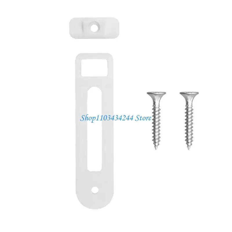 

Baby Proof Cabinet Lock Double Lock Mechanism Plastic Construction Easy Setups