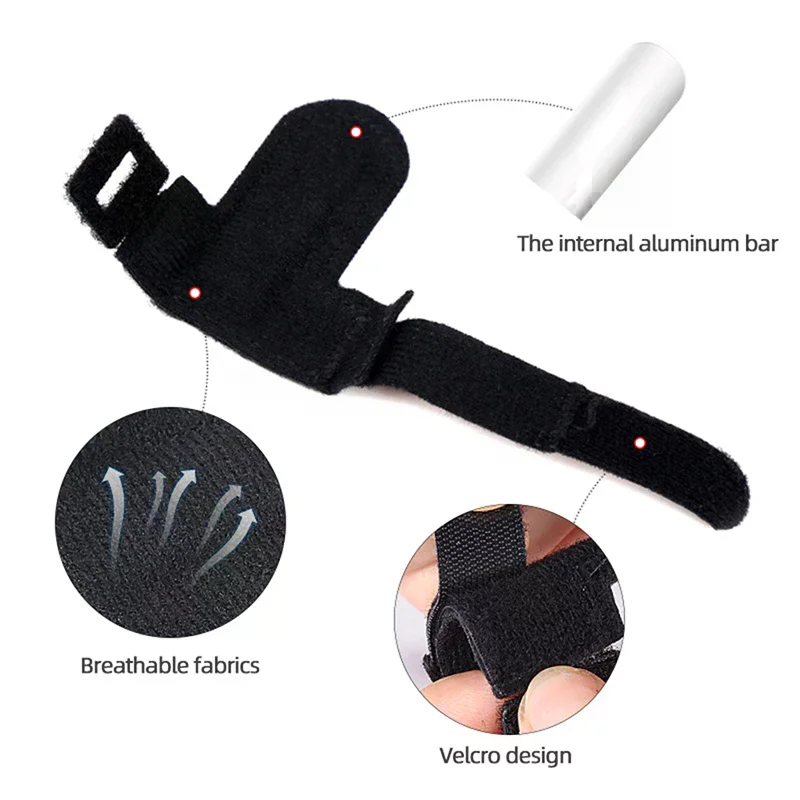 Pain Relief Trigger Finger Fixing Splint Straighten Brace Adjustable Sprain Dislocation Fracture Finger Splint Corrector Support
