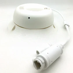 Camhi 1080P IMX307 Starlight with Audio SD Card Slot Ceiling Mounting Smoke Detector POE IP Camera