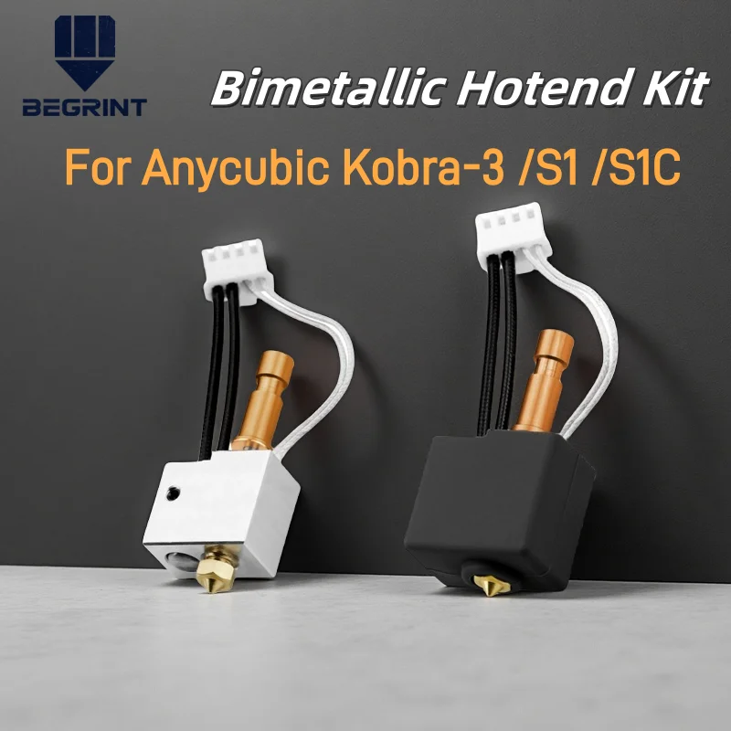 Verbessertes Bimetall-Hotend-Kit für Anycubic Kobra S1/S1C, Bimetall-Heatbreak-Hotend-Kit für Kobra S1 3D-Drucker, Ersatzteile – Detail 1