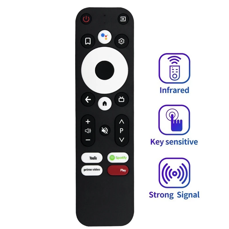 Substitua o controle remoto de voz para Homatics/MECOOL KM7 KM2 Plus KM1 KM6 KM3 Android TV Box Controle Remoto