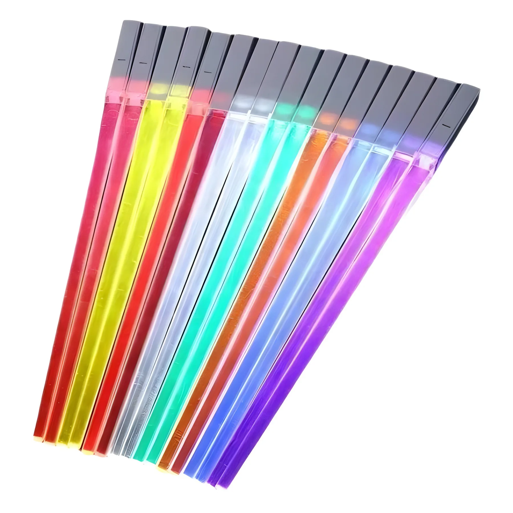 LED Light Emitting Chopsticks, Luminous Chopsticks, Food Grade Material, Chopsticks for Kitchen Dinners