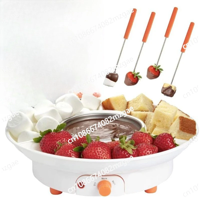 

Chocolate Fondue Chocolate Fountain Machine, Melting Tower with Heated Homemade Chocolate Saucepan