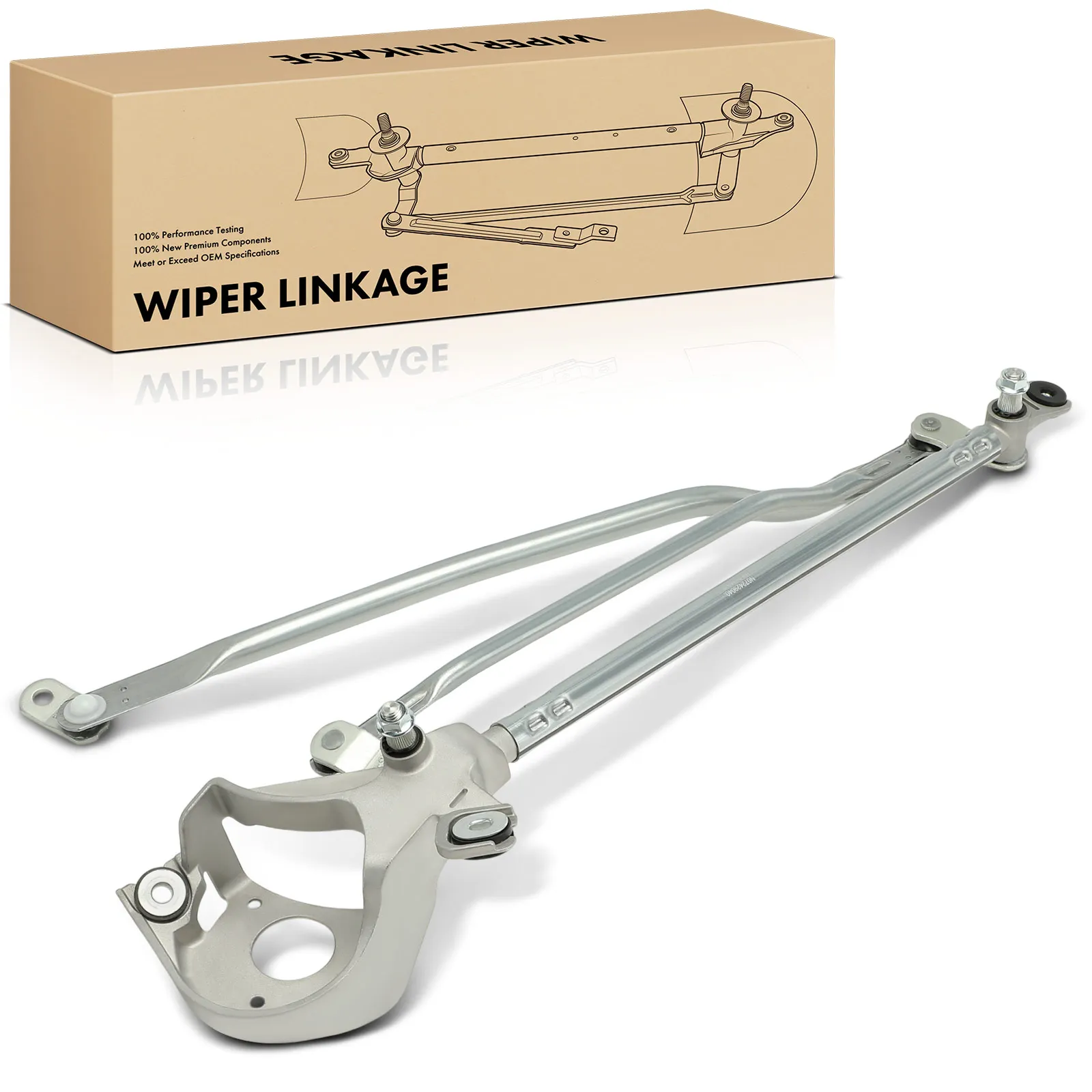 Frankberg 1x ruitenwissermechanisme voor Tesla Model S 5YJS Bj vanaf 2012 6005946