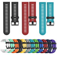 Outdoor Sport Silicone Wrist Strap For Garmin Fenix 3 3 HR quaitx 3 Watchband Colorful 26mm Width Replacement Bracelet watchBand