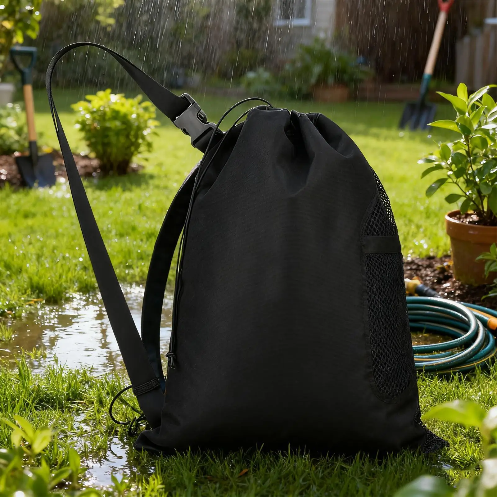 

RV Hose Storage Heavy Duty Expandable Organizer Oxford Fabric Garden Hose Storage Bag For Patio Garden Outdoor Garage Shed Lawn