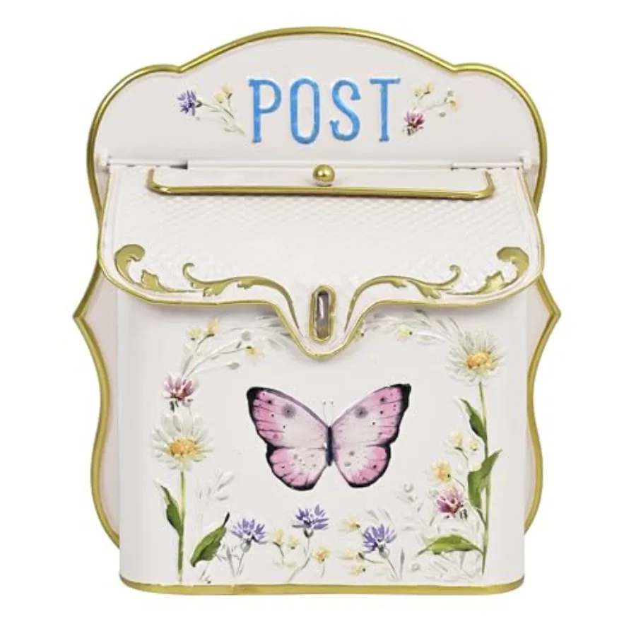 

Винтажный настенный почтовый ящик для улицы, металлический, в античном стиле, с ностальгическим шармом, для дома, двери, сада, фермерского дома