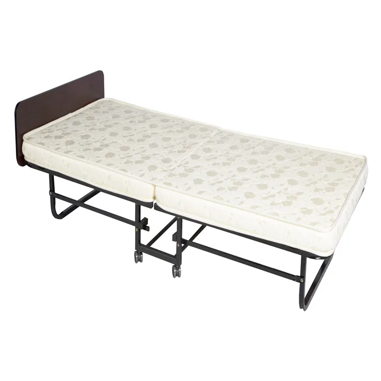 Single Foldable Bed with a Soft Mattress, Supports the Use of a Comfortable cot