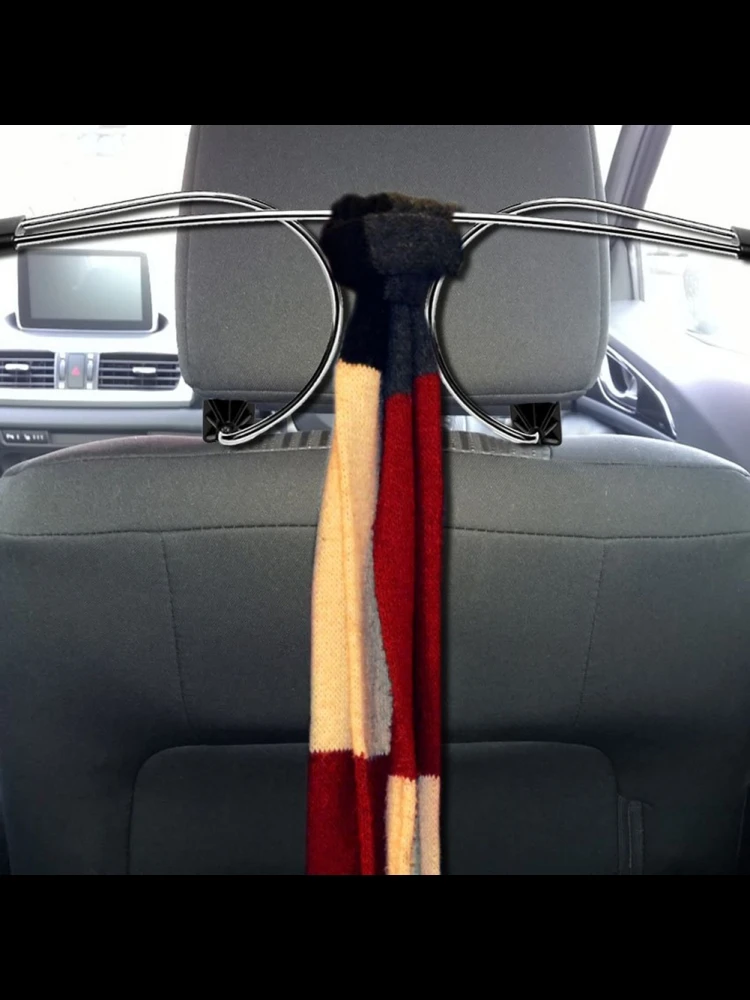 1 pièces universel siège de voiture appui-tête cintre en métal cintres pour véhicule cintre vêtements veste costumes chemises Holer voiture cintre