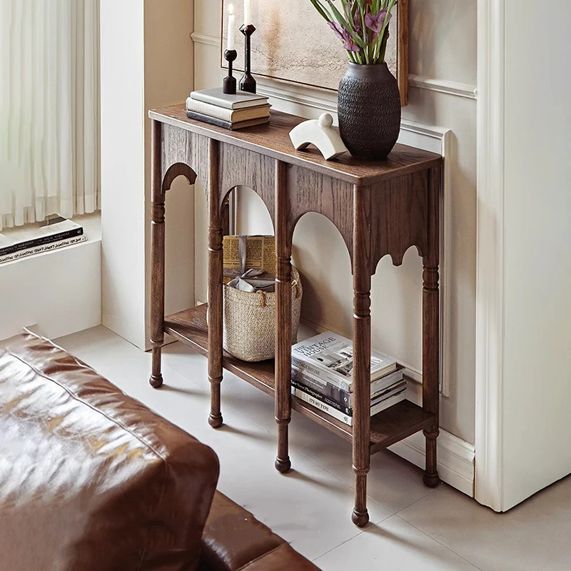 

Aesthetic Rustic Tavolo Consolle Furniture Elegant Beauty Console Table Vintage Mid Century Glamour French Console Table