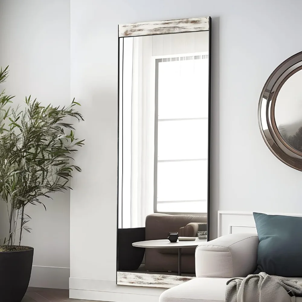 Full Body Mirror White Large Rectangle Bedroom Mirror Floor Mirror Dressing Mirrors Length Standing Living Room Furniture