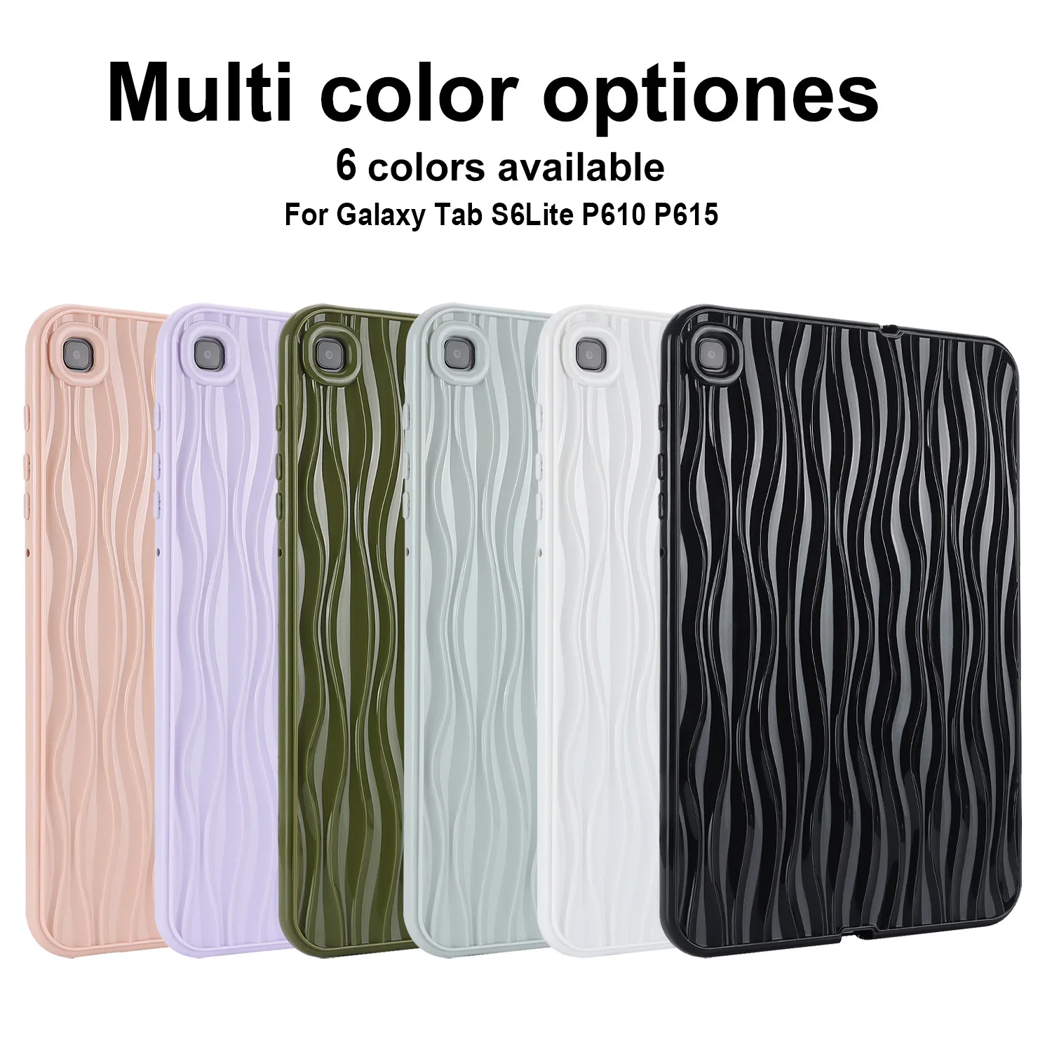 

Luxury Tablet Case for Samsung Galaxy A9Plus 11inch A9 8.7inch S6Lite 10.4 Drop Resistant X200 T220 T225 P610 P615 Soft Silicone