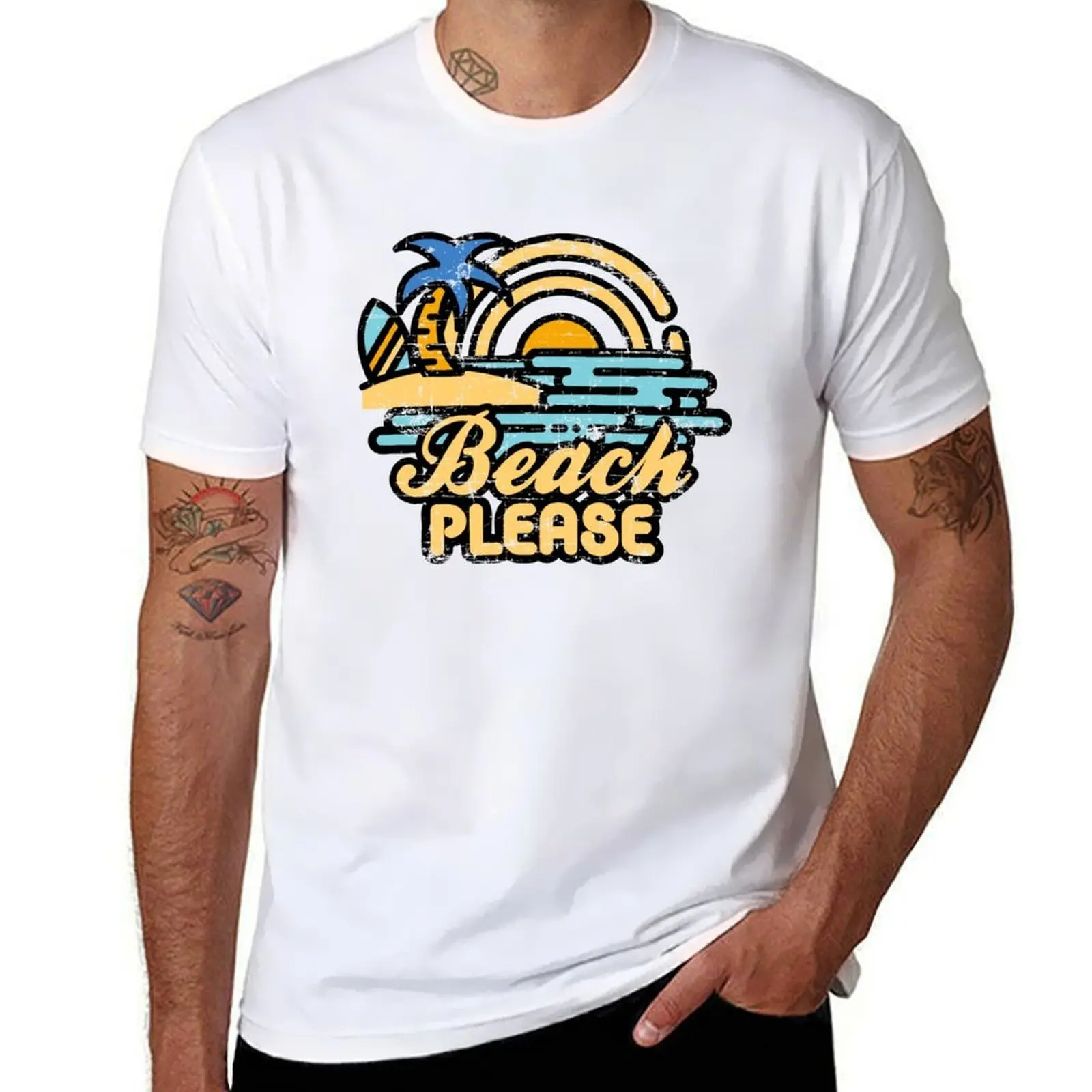 

Beach Please T-Shirt t shirt man designer t shirts with prints T-Shirt