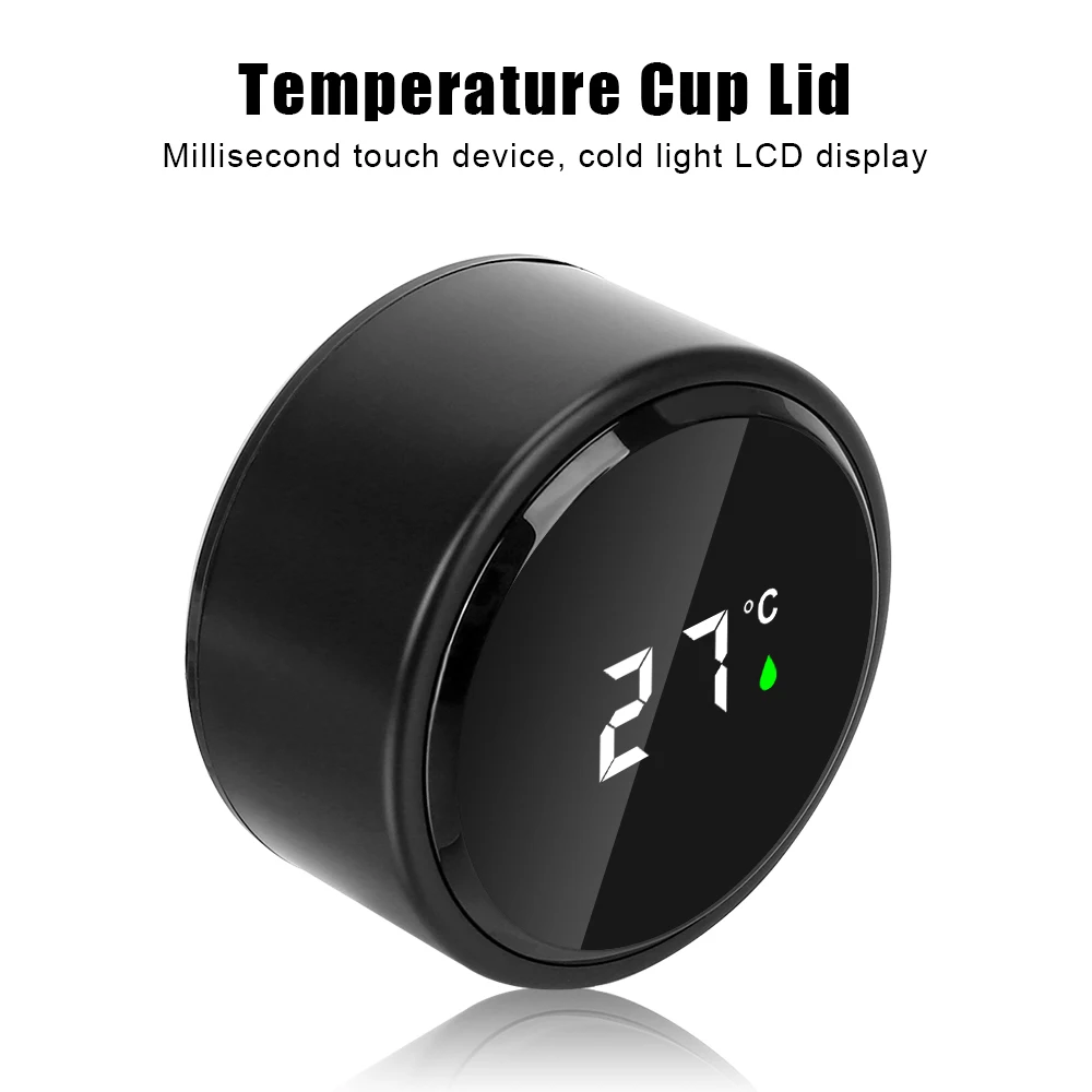 Intelligent Thermos Stainless Steel Led Digital Temperature Display Smart Insulation Cup Temperature Display Water Bottle