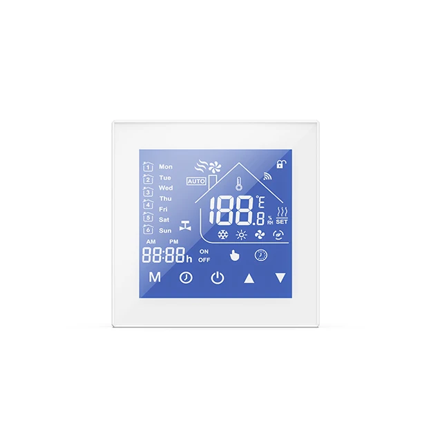 Thermostat intelligent WiFi pour le contrôle de la température du chauffage au sol électrique, chaud