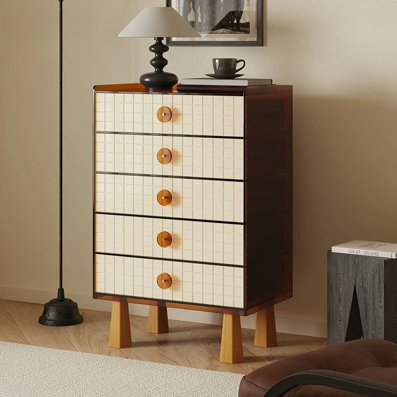 

Cabinet living room side cabinet against the wall small vertical bedroom bedside locker storage drawer