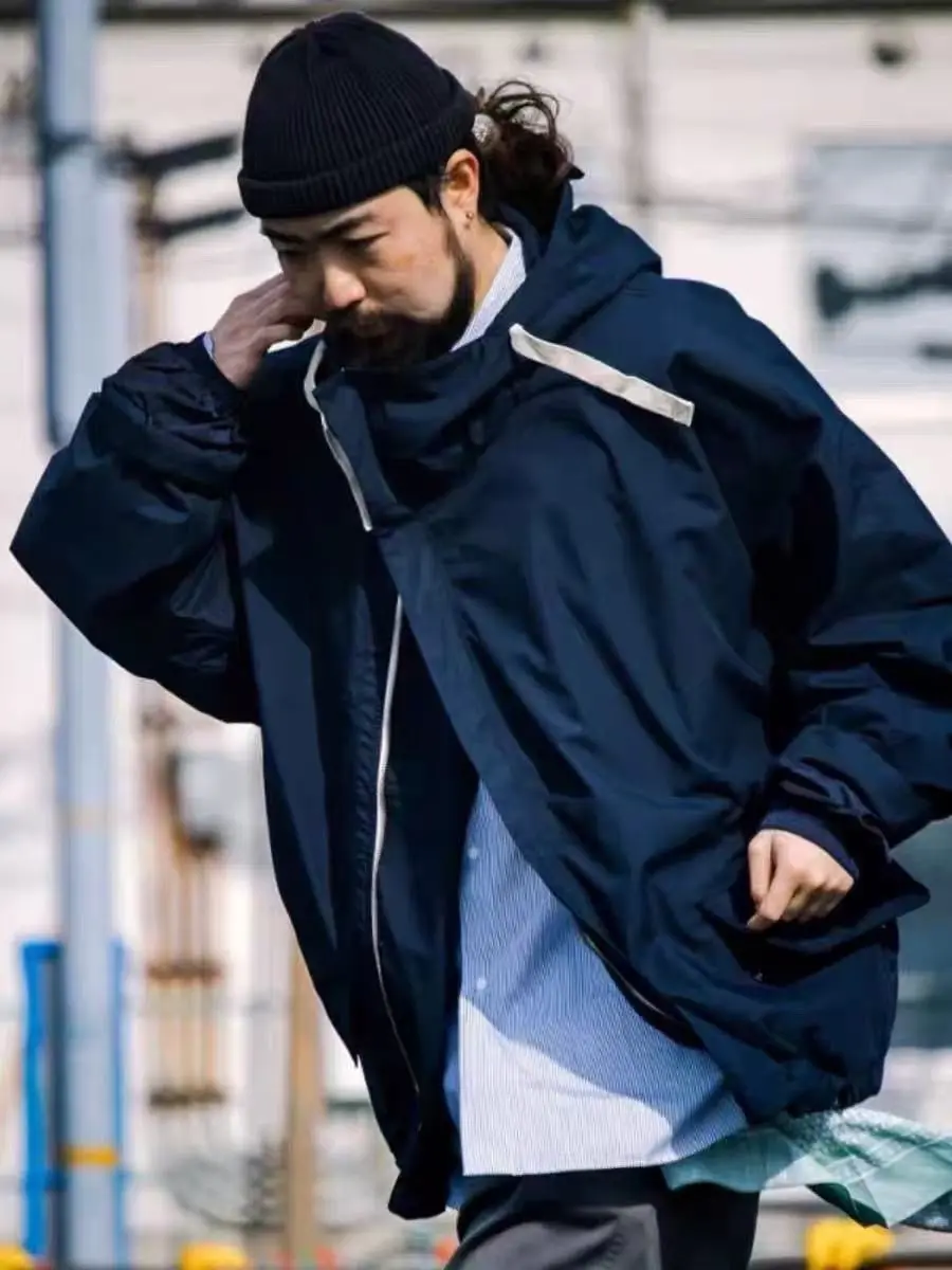 

Новинка: Мужская водонепроницаемая куртка Nana с капюшоном, свободного кроя, высокое качество, хит продаж, коллекция 25SS