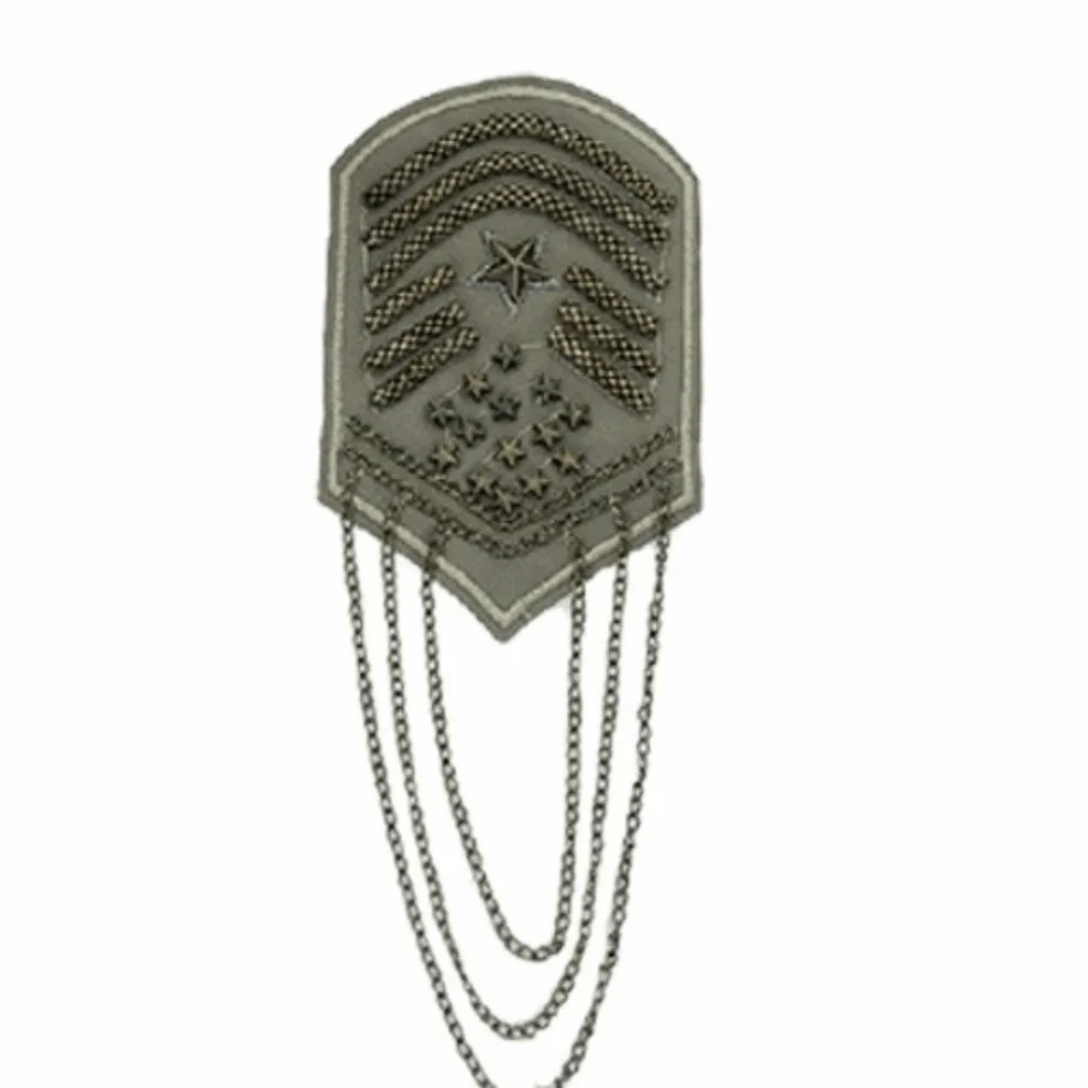 Classic Stars Tassel Epaulettes Dynamic Visual Effects Fancy Looks Shoulder Board Formal Event Dress Group Uniform Collocations
