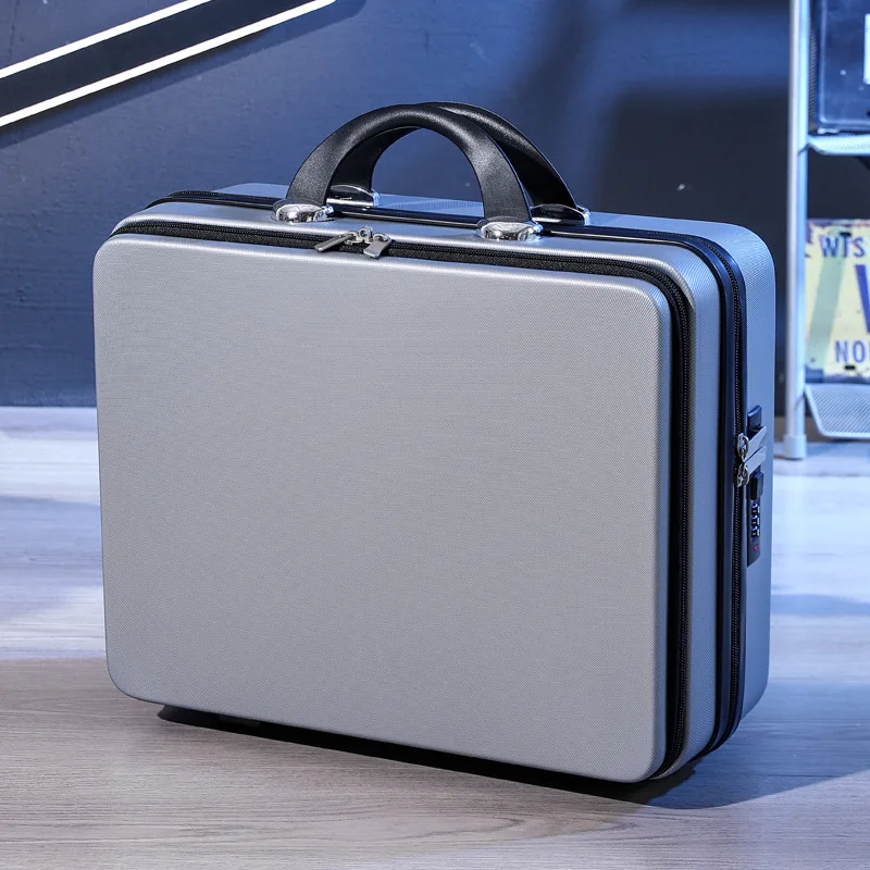 2024 Hand luggage mini 13-inch cosmetic case storage box 16 small portable password travel case