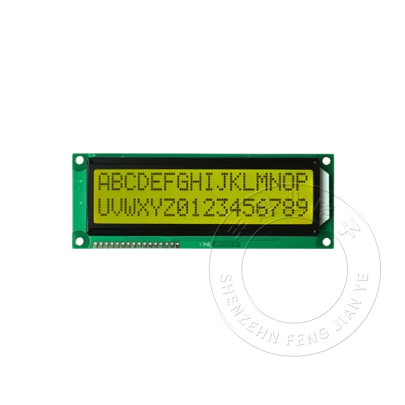 JHD162G JHD162 schermo LCD a caratteri grandi modulo LCD LCM schermo LCD giallo verde e schermo blu nuovo originale 1 pz