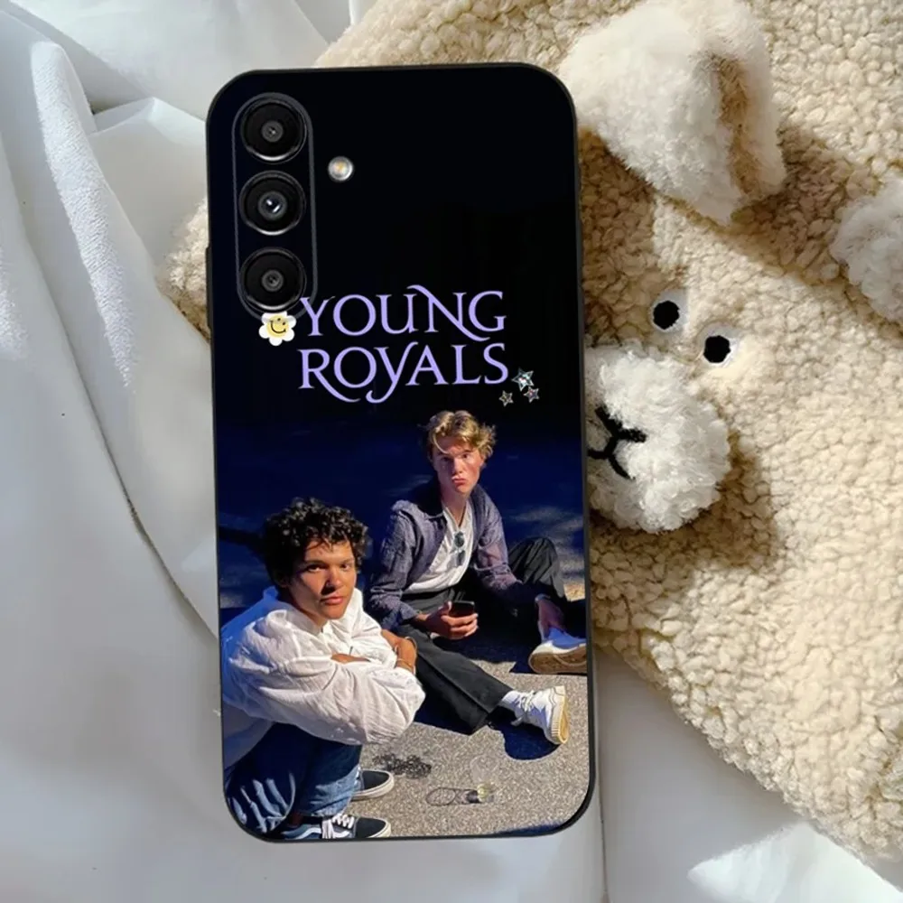 Y-Young R-Royals Wilhelm Phone Case For Samsung S24,23,22,30,21,10,9,Ultra,Plus,Lite,FE,5G Black Soft Case