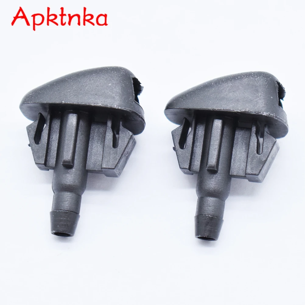 Pair Front Wiper Washer Nozzles Jet Spray For Mazda Tribute MK1 2001 - 2006 For Mazda3 3 6 2009 2010 2011 2012 OE# EC01-67-50YA