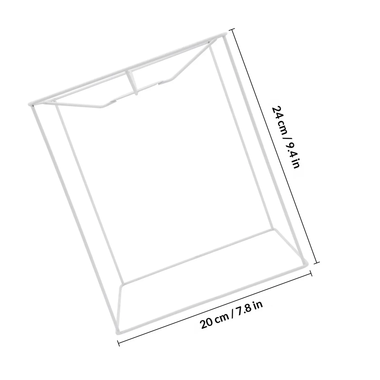Iron Lampshade Frame Fine Workmanship Wire Light Shade Frame Suitable for DIY Lamp Making Table Desk Hanging Lamp Holder