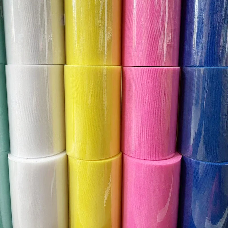 Party Supplies 100yards Tulle Roll  Wedding Decoration Fabric Spool Tulle Tutu Dress Diy Baby Shower Birthday Children Boy Girl