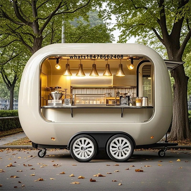 Customizable Multifunctional Mobile Fast Food Stalls Full Kitchen Equipment Commercial Dairy Food Made in China
