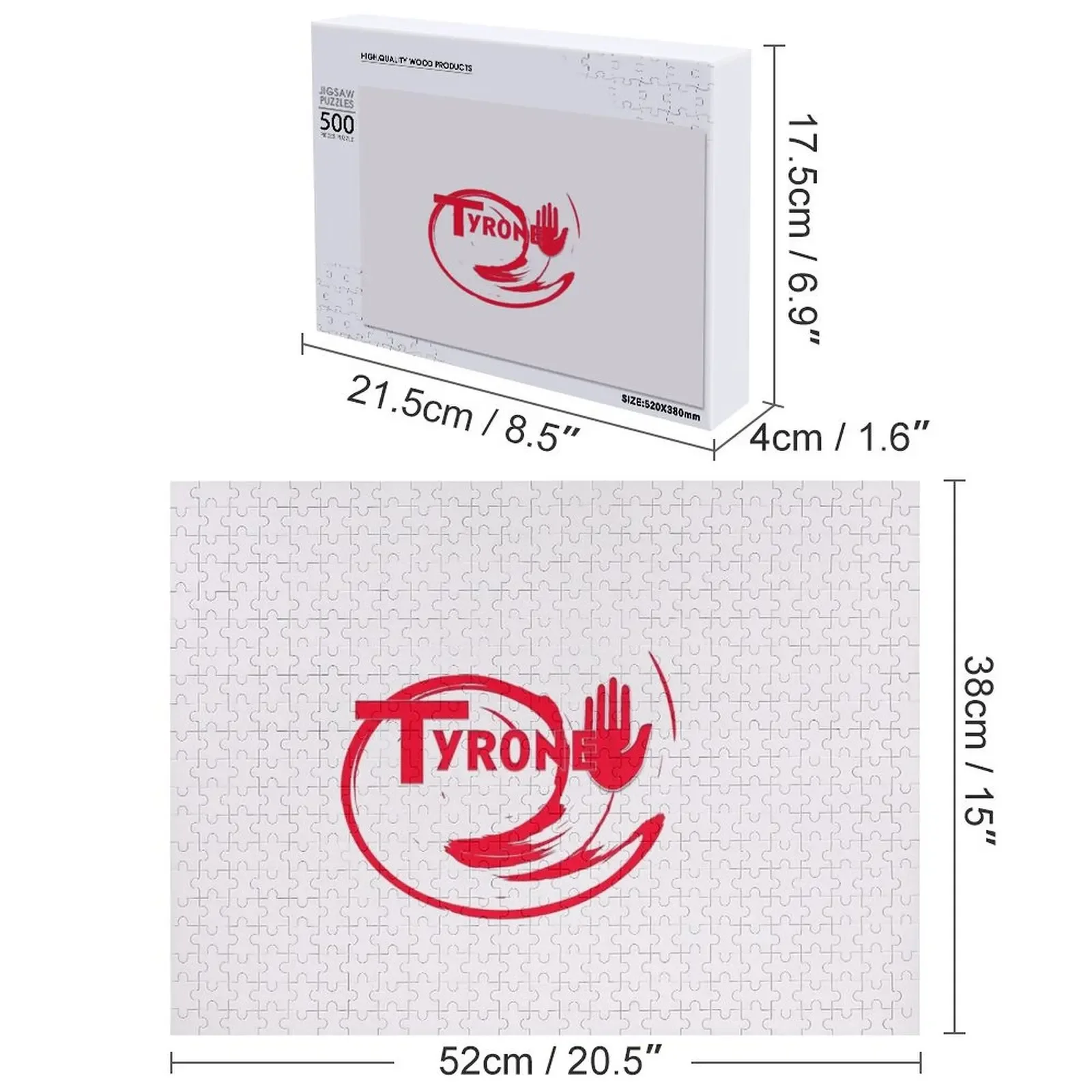 حتى تيرون! أحجية الصور المقطوعة أفكار الهدايا الشخصية لغز الهدايا المخصص