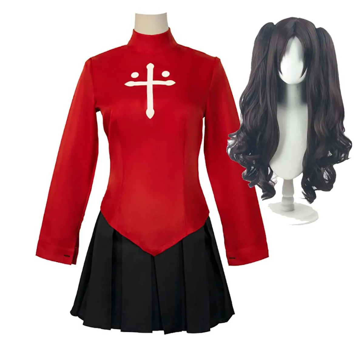 

Аниме игра Fate/Stay Night Тосака Рин Косплей Костюм