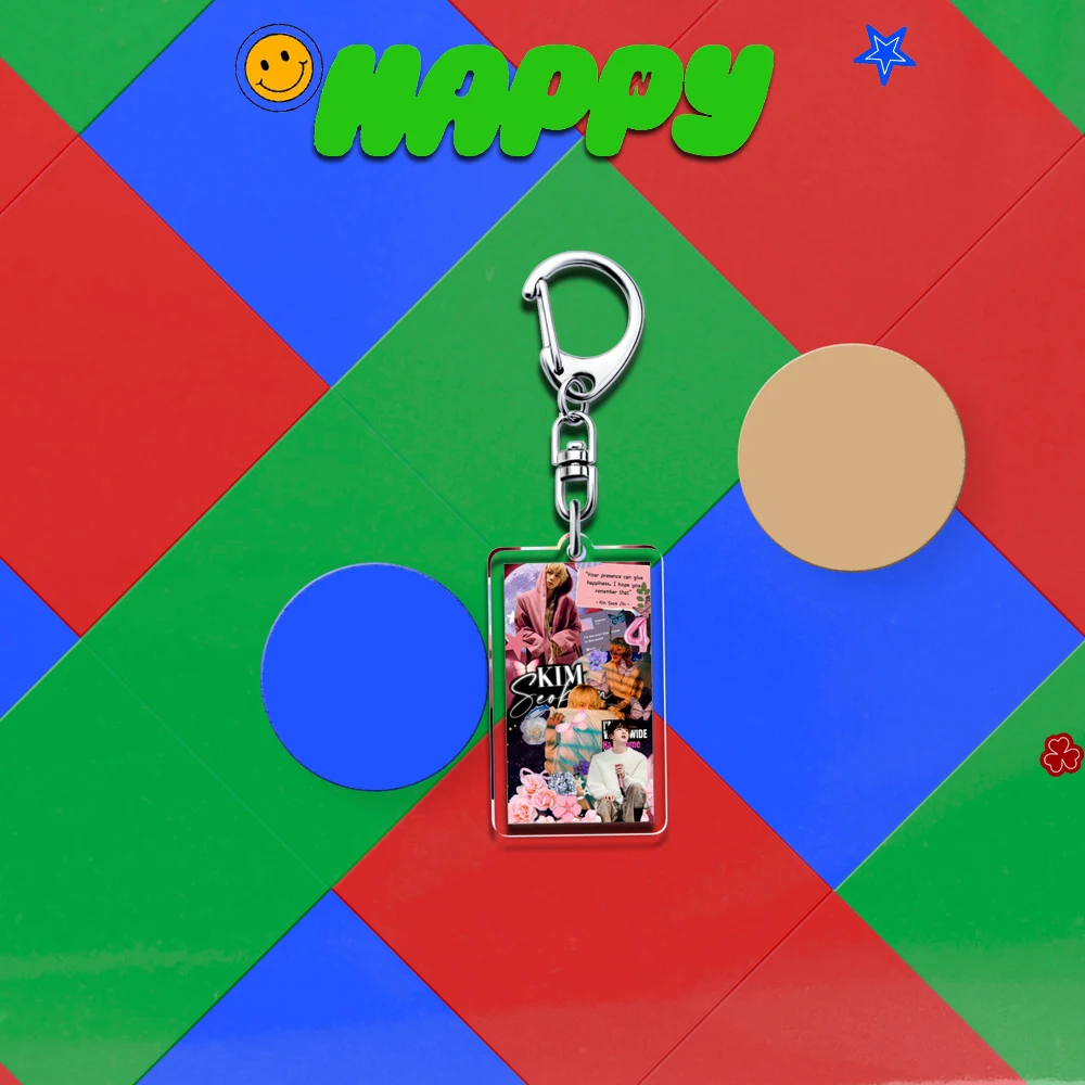 5CM Acrylic Kpop Keychain HAPPY I\'ll Be There Customized Key Ring SHOWCASE SPECIAL STAGE Funs Gift Accessories Merch