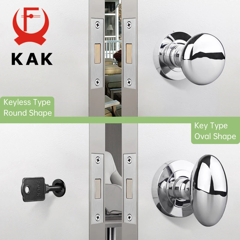 Kak Zwart Zinklegering Verborgen Deurslot Onzichtbare Gang Schuifdeur Handvat Lock Keyless Mechanische Lock Deur Klink Hardware