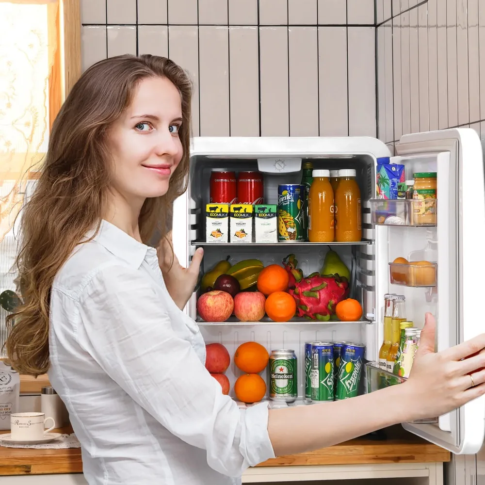 2.4 Cu.Ft. Compact Refrigerator Reversible Door Auto Defrost Mini Fridge