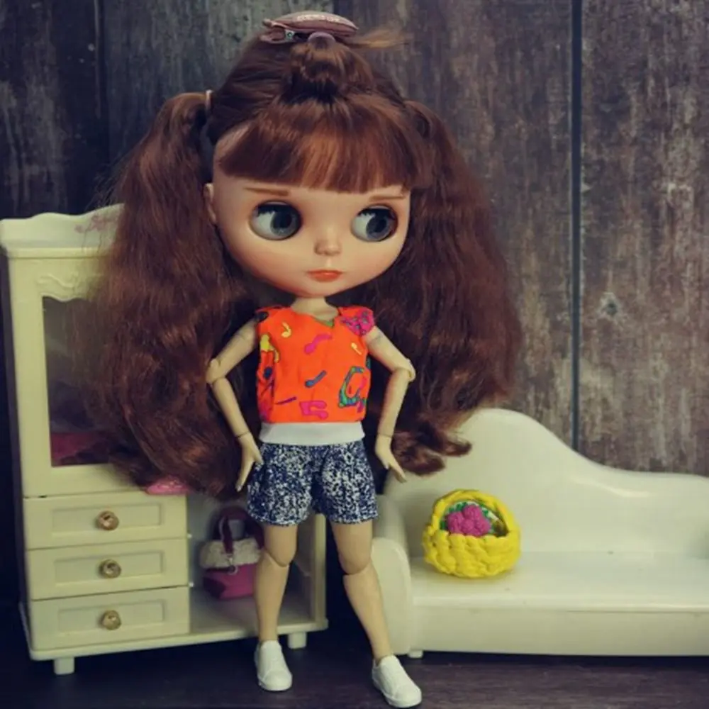 패션 엘레강트 청바지 바지 미니 귀여운 심플 드레스 후디 DIY 액세서리 프린세스 거즈 스커트 아존19 아이시 디비에스 인형용